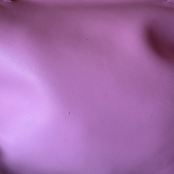🧁🍡LARGE LEATHER PINK KISS LOCK BAG🍡🧁NEVER USED - Picture 6 of 8